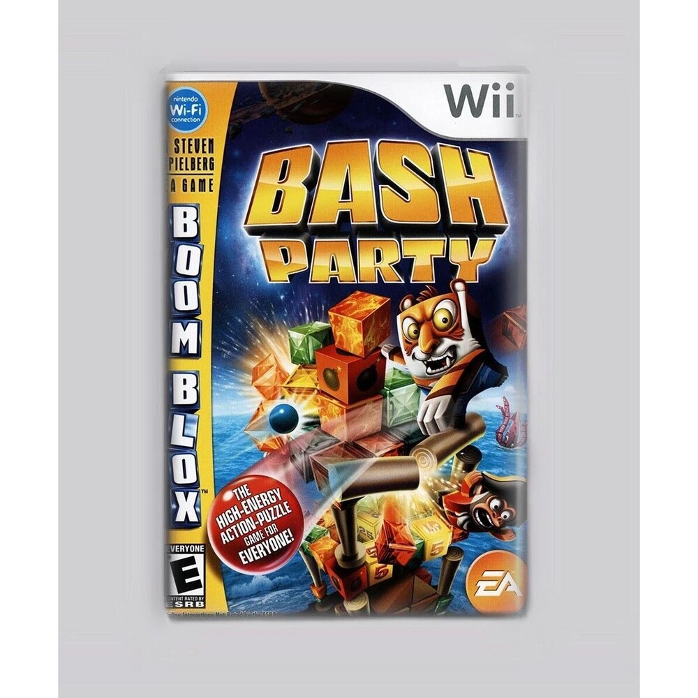 Boom Blox: Bash Party - Nintendo Wii - Puzzle Game - With User Manual